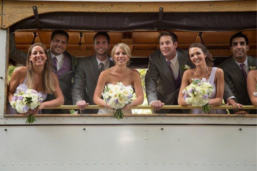 wedding trolley rental near me